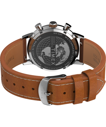 Marlin Chronograph Tachymeter 40mm Leather Strap Watch