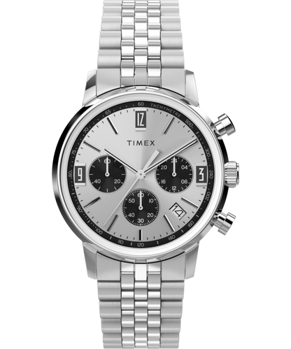 Marlin Chronograph Tachymeter 40mm Stainless Steel Bracelet Watch