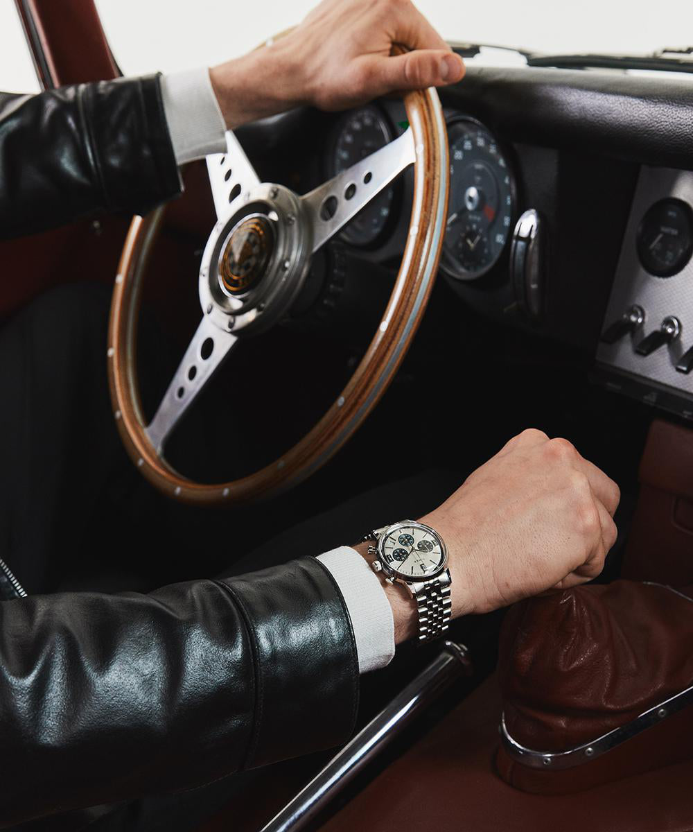 Marlin Chronograph Tachymeter 40mm Stainless Steel Bracelet Watch