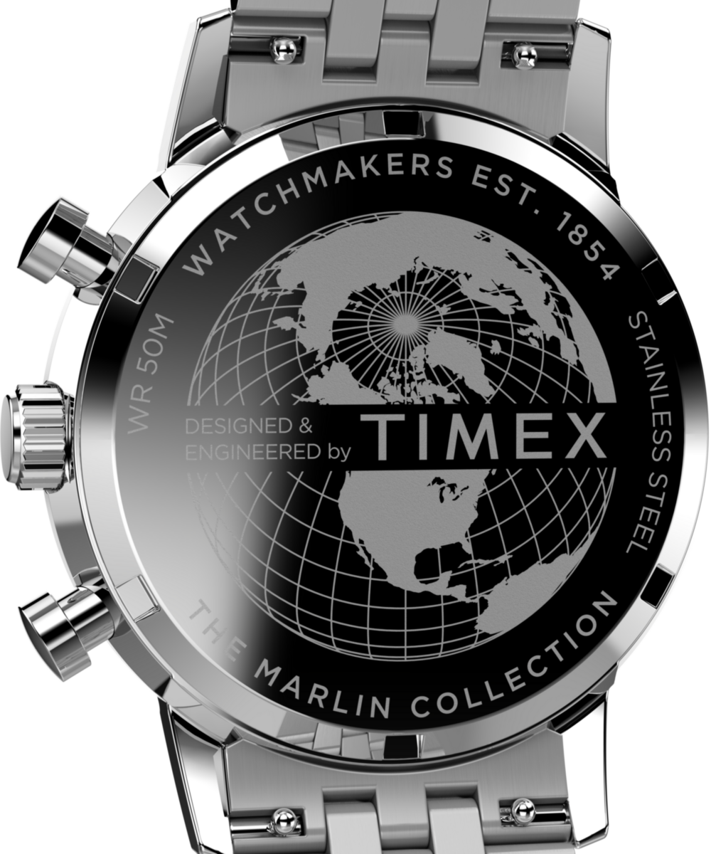 Marlin Chronograph Tachymeter 40mm Stainless Steel Bracelet Watch