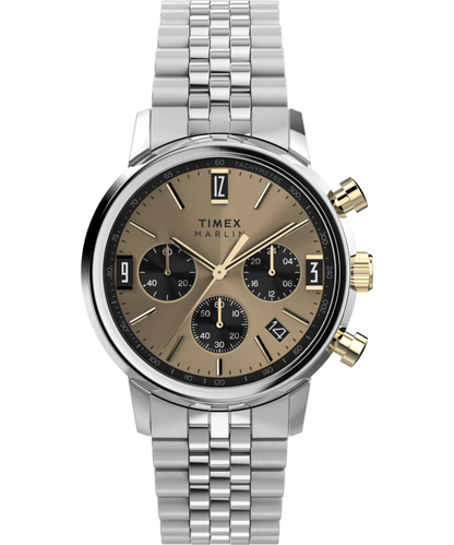 Marlin Chronograph Tachymeter 40mm Stainless Steel Bracelet Watch
