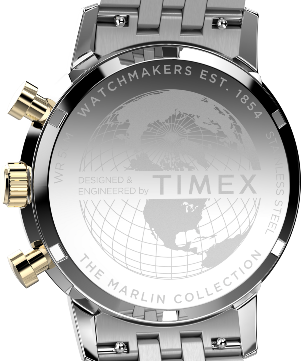 Marlin Chronograph Tachymeter 40mm Stainless Steel Bracelet Watch