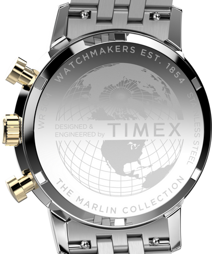 Marlin Chronograph Tachymeter 40mm Stainless Steel Bracelet Watch