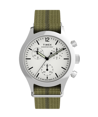 Timex Weekender New England Chronograph 40mm Eco-Conscious Fabric Stra