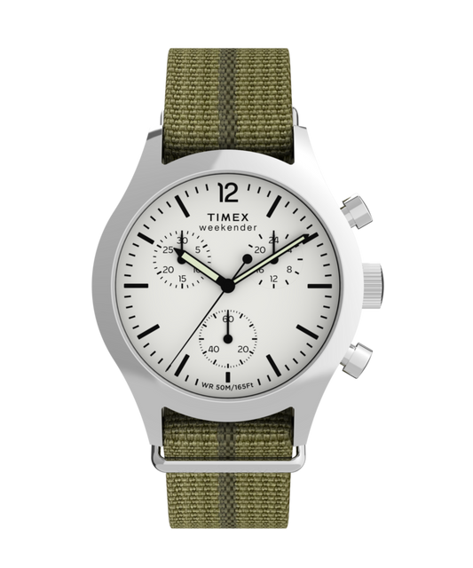 Timex Weekender New England Chronograph 40mm Eco-Conscious Fabric Stra
