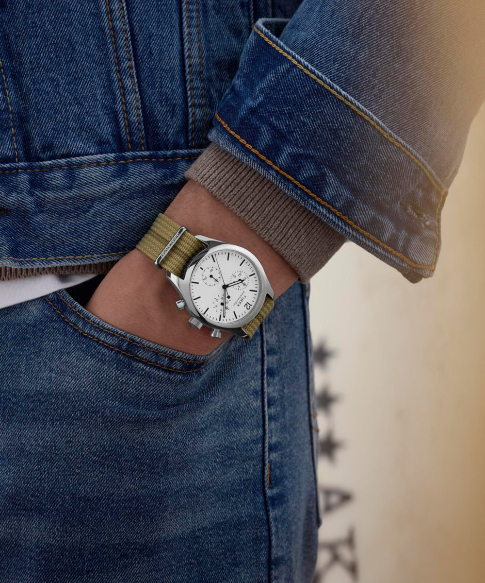 Timex Weekender New England Chronograph 40mm Eco-Conscious Fabric Stra
