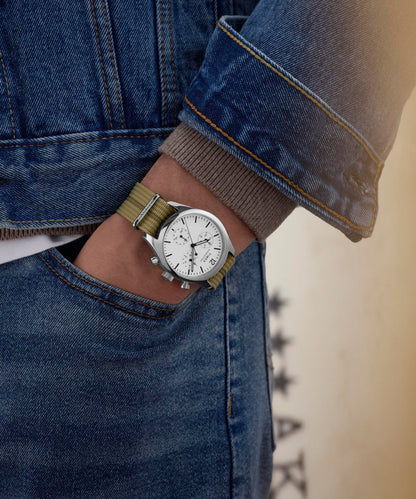 Timex Weekender New England Chronograph 40mm Eco-Conscious Fabric Stra
