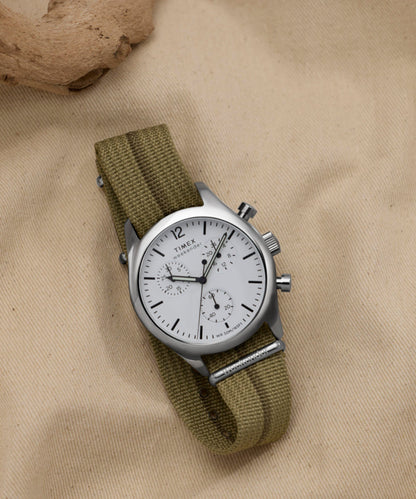 Timex Weekender New England Chronograph 40mm Eco-Conscious Fabric Stra