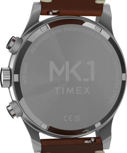 MK1 Chronograph 40mm Leather Strap Watch