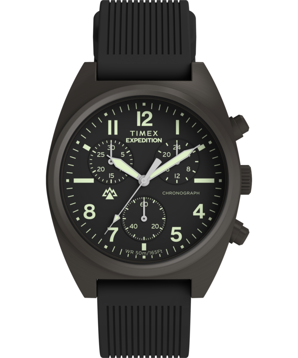 Expedition Capstone Chronograph 41mm Silicone Strap Watch