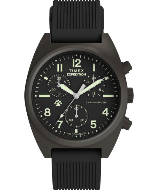 Expedition Capstone Chronograph 41mm Silicone Strap Watch