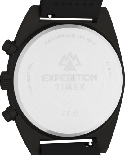 Expedition Capstone Chronograph 41mm Silicone Strap Watch