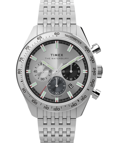 Waterbury Traditional Chronograph 41mm Stainless Steel Bracelet Watch