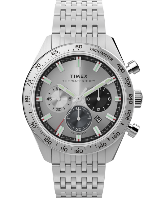 Waterbury Traditional Chronograph 41mm Stainless Steel Bracelet Watch