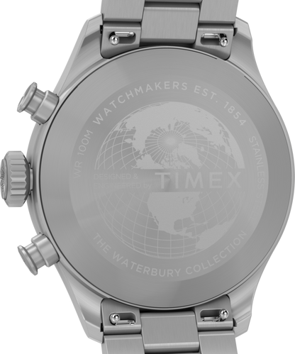 Waterbury Ace Chronograph 41mm Stainless Steel Bracelet Watch