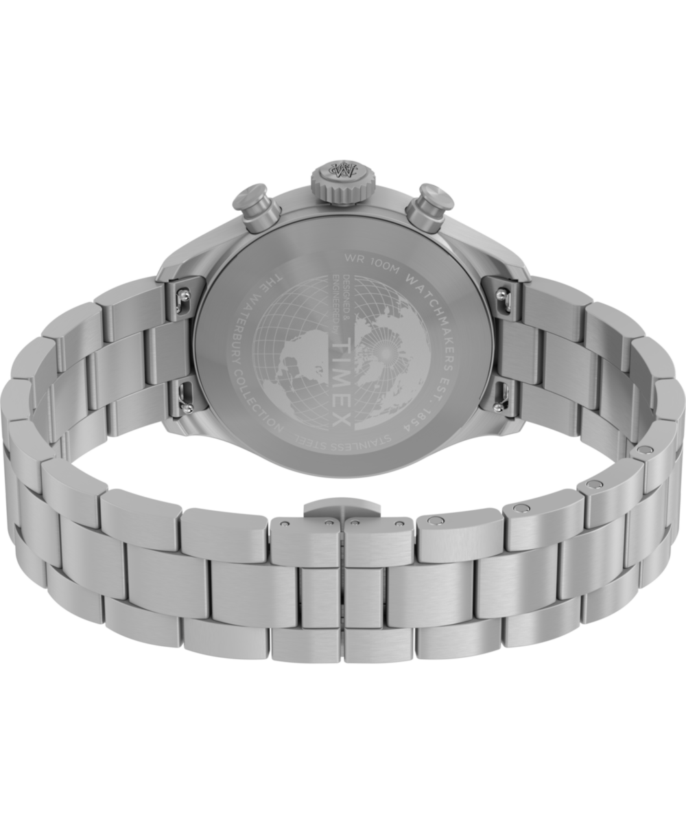 Waterbury Ace Chronograph 41mm Stainless Steel Bracelet Watch
