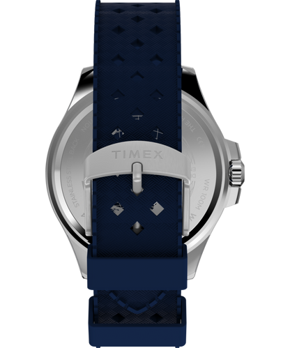 Harborside Coast Multifunction 43mm Synthetic Rubber Strap Watch