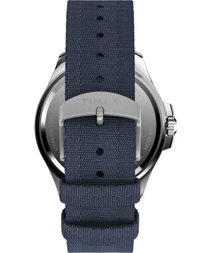 Harborside Coast 44mm Recycled Fabric Strap Watch