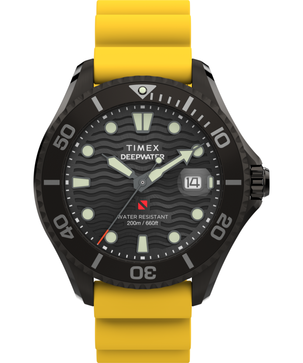 Deepwater Meridian 200 44mm Synthetic Rubber Strap Watch