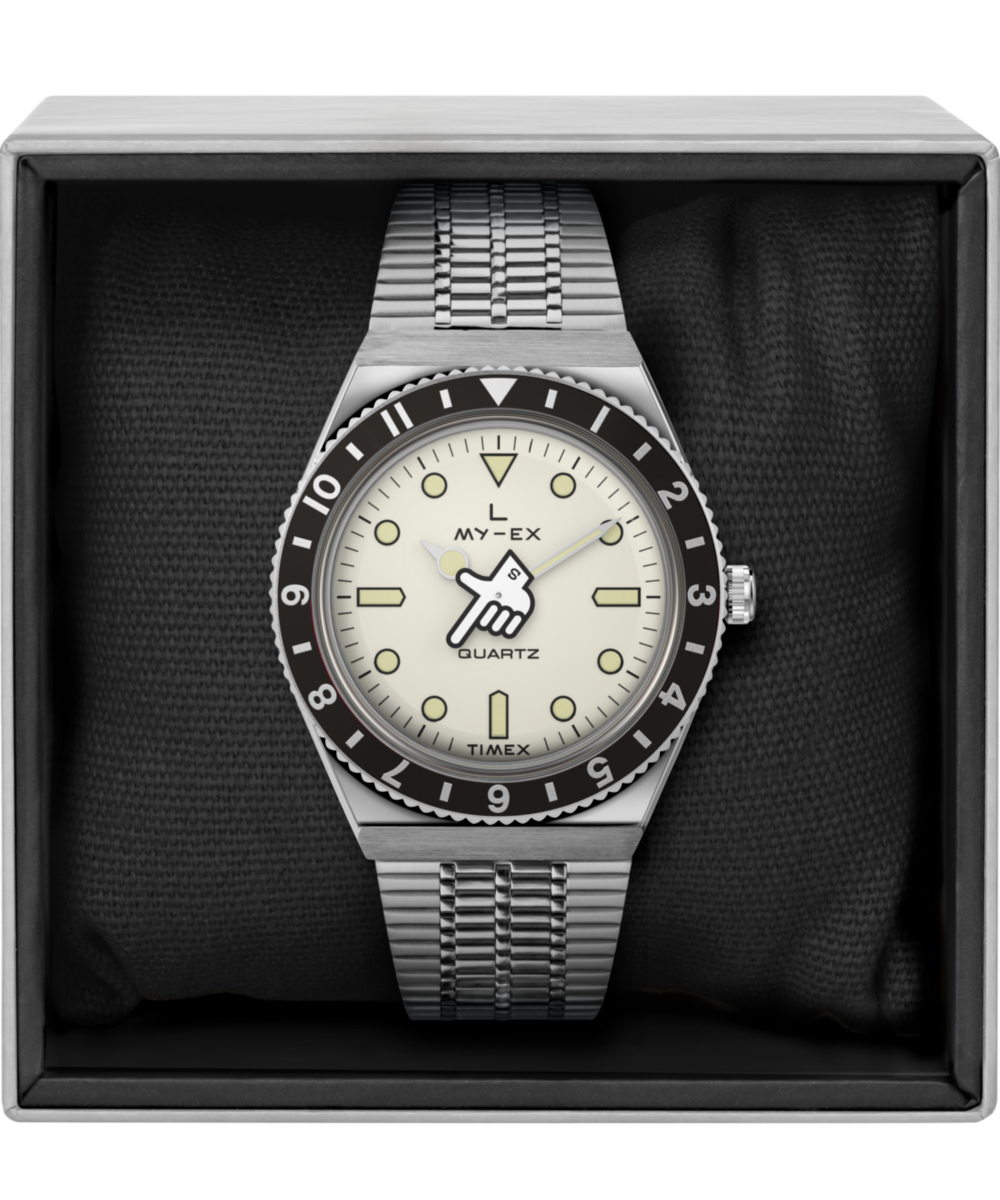 Timex x seconde/seconde/ Loser 38mm Stainless Steel Bracelet Watch