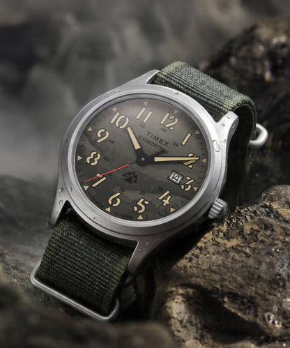 Expedition Sierra 40mm Fabric Strap Watch