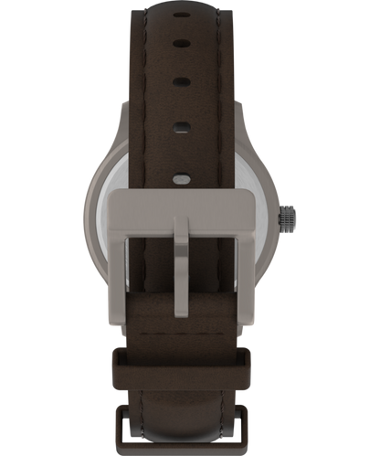 Expedition Metal Field 37mm Leather Strap Watch