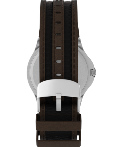 Expedition Metal Field 40mm Leather Strap Watch