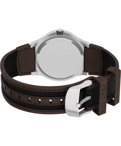 Expedition Metal Field 40mm Leather Strap Watch
