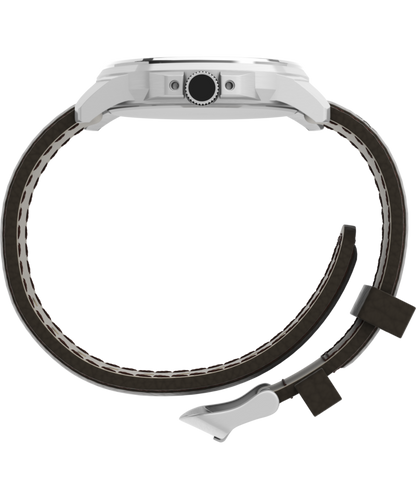 Expedition Metal Field 40mm Leather Strap Watch