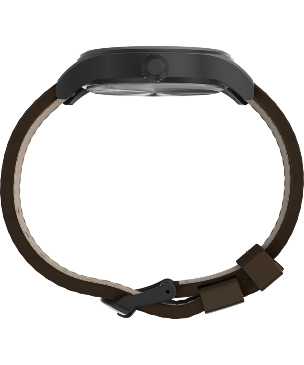 Expedition Scout 40mm Leather Strap Watch