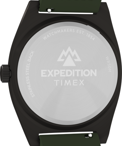 Expedition Capstone 39mm Silicone Strap Watch