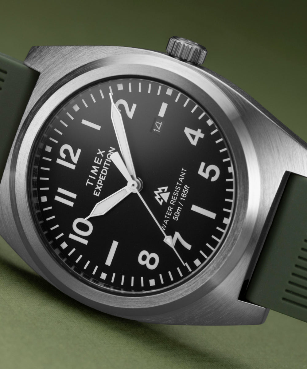 Expedition Capstone 39mm Silicone Strap Watch