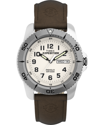 Expedition Traditional 40mm Leather Strap Watch