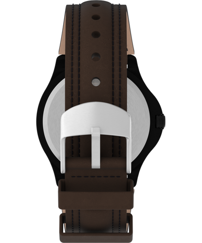 Expedition Metal Field 40mm Leather Strap Watch