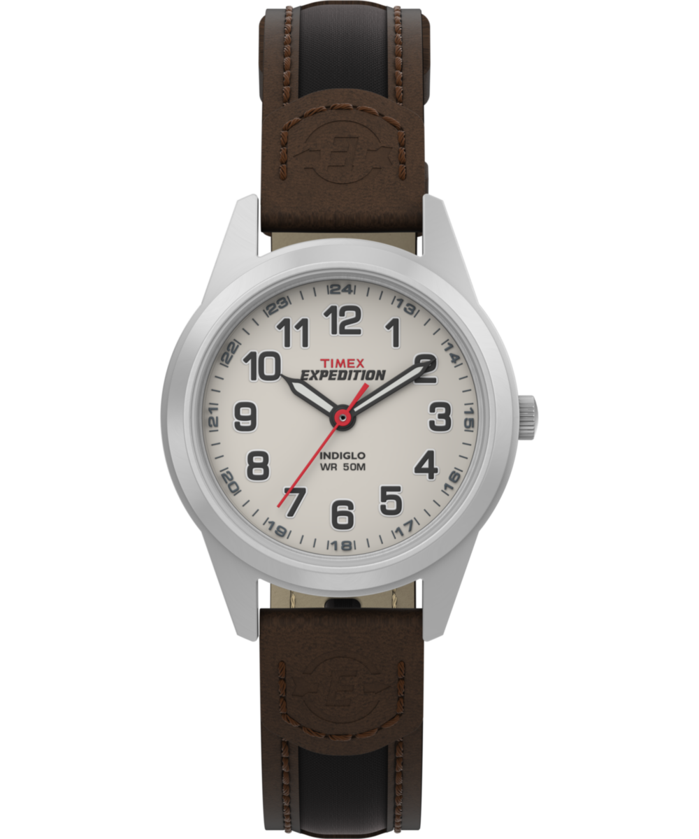 Expedition Field Mini 26mm Leather Strap Watch