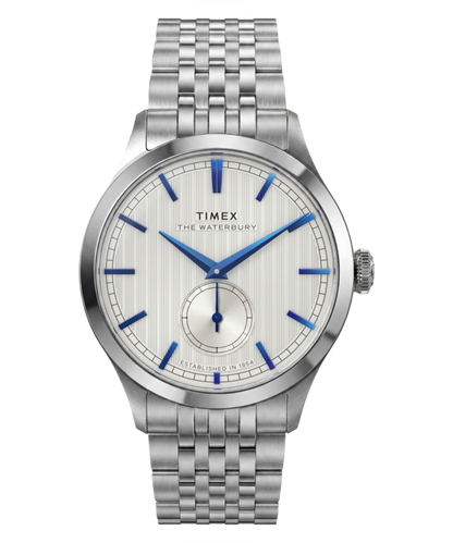 Waterbury Classic Sub-Second 39mm Stainless Steel Bracelet Watch
