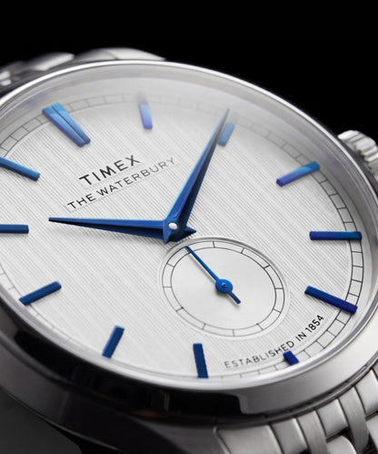 Waterbury Classic Sub-Second 39mm Stainless Steel Bracelet Watch