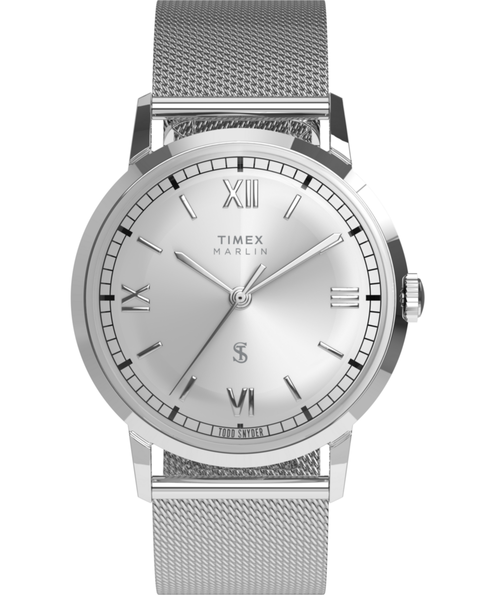 Todd Snyder x Timex Marlin Mesh 34mm Stainless Steel Bracelet Watch