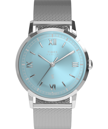 Todd Snyder x Timex Marlin Mesh 34mm Stainless Steel Bracelet Watch
