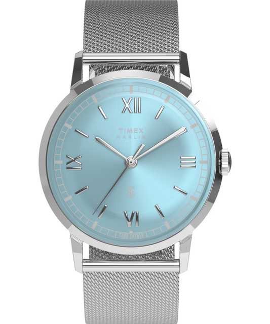 Todd Snyder x Timex Marlin Mesh 34mm Stainless Steel Bracelet Watch