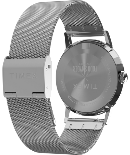 Todd Snyder x Timex Marlin Mesh 34mm Stainless Steel Bracelet Watch