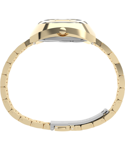 Q Timex 1972 Time Machine Reissue 39mm Stainless Steel Bracelet Watch