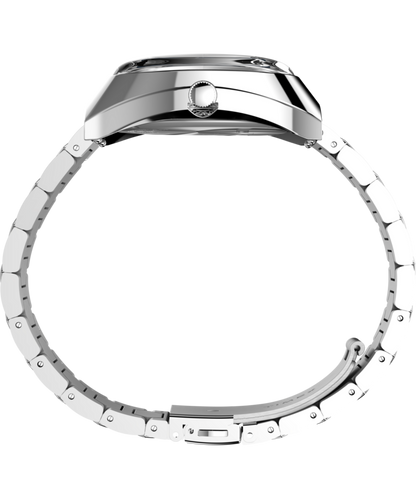 Q Timex 1972 Time Machine Reissue 39mm Stainless Steel Bracelet Watch