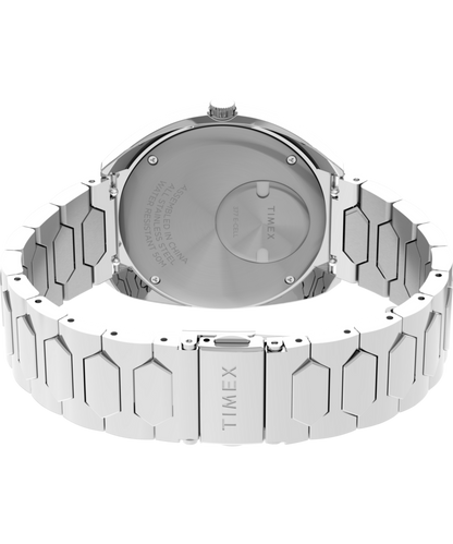 Q Timex 1972 Time Machine Reissue 39mm Stainless Steel Bracelet Watch