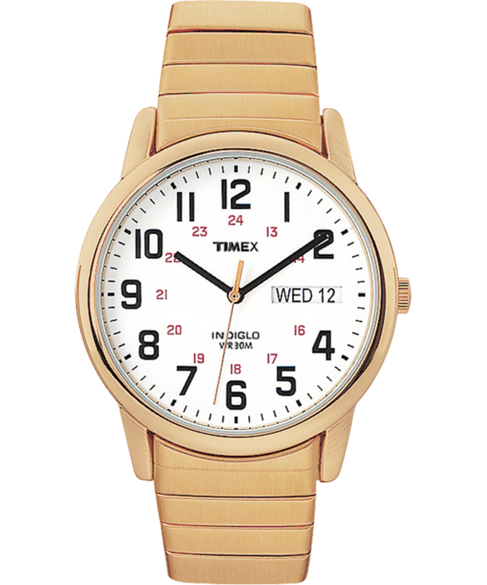 Easy Reader Day Date 35mm Extra Long Expansion Band Watch