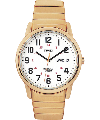 Easy Reader Day Date 35mm Extra Long Expansion Band Watch