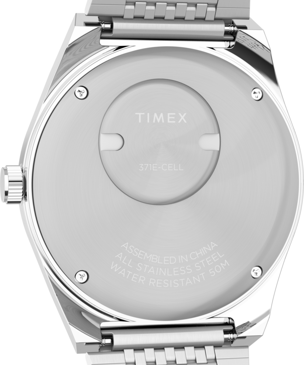 Q Timex Falcon Eye 38mm Stainless Steel Bracelet Watch