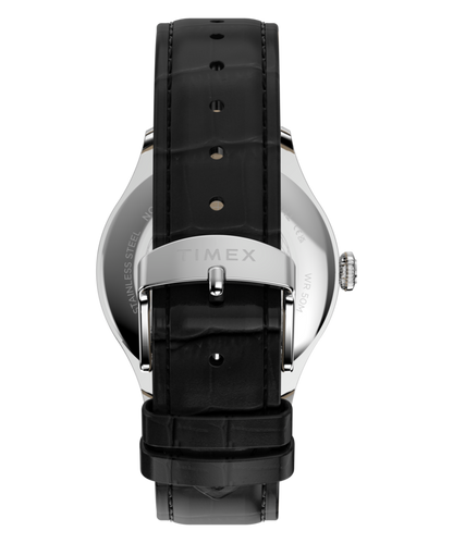 Waterbury Classic Sub-Second 39mm Leather Strap Watch