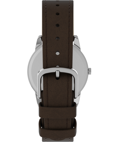 Easy Reader Day Date 35mm Leather Strap Watch