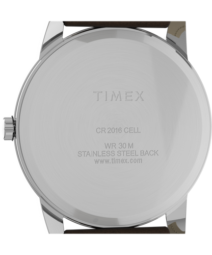 Easy Reader Day Date 35mm Leather Strap Watch